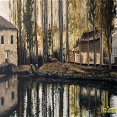 BALSA DE CIFUENTES - ÓLEO PACO GAMARRA